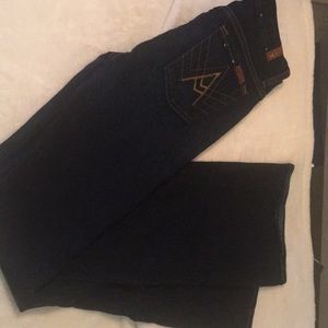 7 for all Mankind boot cut A pocket